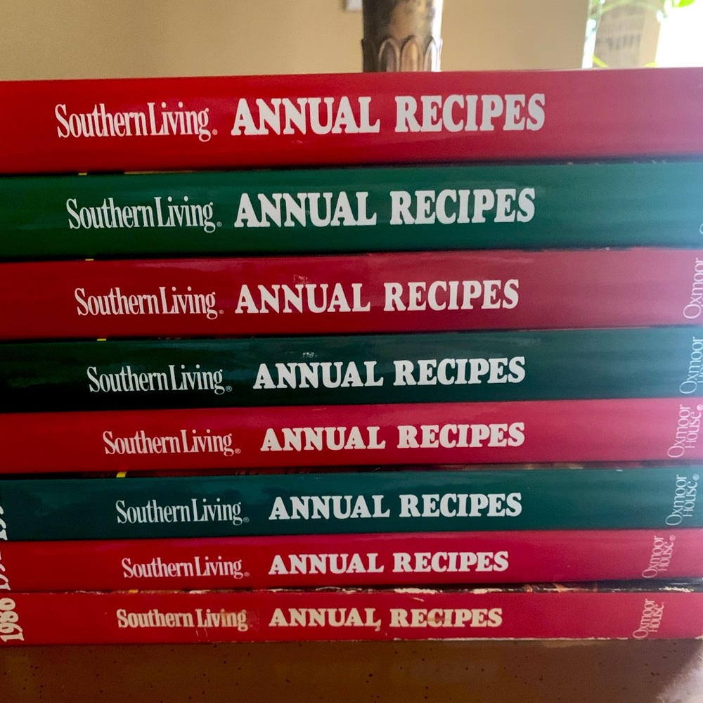 Southern Living Annual Recipes hardcover Cookbooks